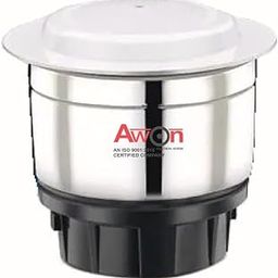 Awon || Suitable for Ba-jaj Mixer Grinder.Mixer Chutney Jar 0.4 L (Steel Black)-image-79