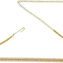 kushal's Fashion Jewellery Gold Polished Antique Belt With Adjustable Chain Best for Festive Season & Special Occasion - 430469-picture-45