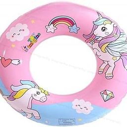 brixl Pool Party Swimming Ring Swim Tube for Kids Swimming Learing Ring for Girls and Boys Swimming Tube Inflatable Swim Ring (70 cm)-picture-14