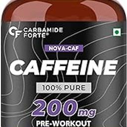 Carbamide Forte Caffeine 200mg Tablet for Men & Women | Caffeine Pre-Workout Supplement - 100 Veg Tablets-8
