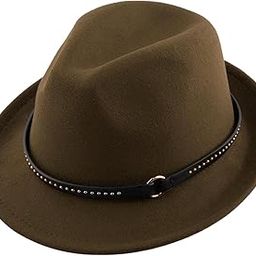 Vintage Solid Green Fedora Hat – Classic & Stylish Wool Felt Hat-image-78