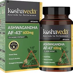 Ashwagandha AF-43 | 600mg - 60 Capsules | For Sound Sleep, Managing Daily Stress, Strength & Recovery | For Both Men & Women-18