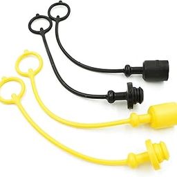 HD Switch (4 Pack) Hydraulic Quick Coupler Coupling Dust Cap & Plug Set fits 1/4" Kubota B2301 BT600 BT601 BT602 BH65 BH70 B2601 B2650 B3350 BX22 BX23 BX24 BX25 BX1850 BX1860 BX2350 BX2360 BX2660D-image-41