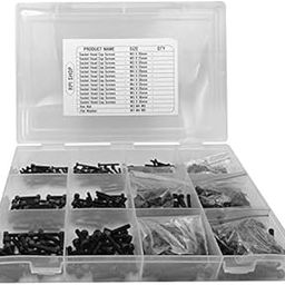 Rpi shop - 360 Pcs M3 M4 M5 Socket Head Cap Screws, 4 sizes(20mm, 25mm, 30mm, 35mm) With Nuts and Flat Washer Assortment Kit-image-2