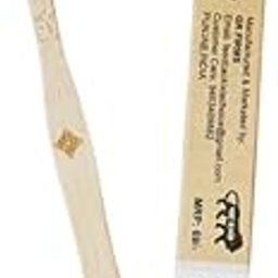 Ixia Choice Compostable Bamboo Toothbrush with Ultra-Soft Charcoal activated Bristles, 100% Natural & Eco-Friendly (Pack of 6)/Natural/Bamboo Toothbrushfor kids/adults/youngers/Olders-image-48