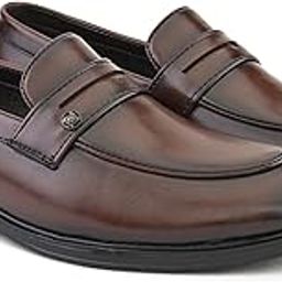 Mens Rogue Tassels Classic Slip-On Penny Loafers | Stylish PU Leather Formal Shoes for Office Lightweight & Comfortable Moccasins for Daily Use-image-43