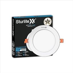 Sturlite Eco LYF 15W Round LED Downlight| 6500K Cool White Color Temperature| 1200 Lumens with CRI Tech for Various Ceiling Types and Rooms - (Pack of 1)-picture-11