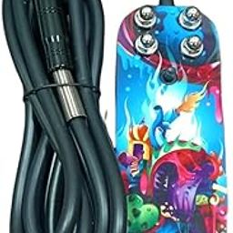 Traditional Tattoo Heavy Duty Foot Switch On/Off Button With Grafiti Desigen's (Multi design)-30