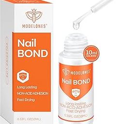 Modelones Nail Glue for Press Ons, Press On Nails and Acrylic Nails 60 ML Nail Glue Remover for Press On Nails (10ml, Nail Glue 10ml)-image-34