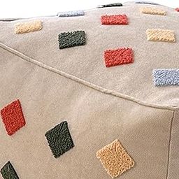 The Style SutraFloor Cushion Pad Ottoma Meditation Cushion for Yoga Sofa Bed Office Bedroom Warm White B|Home & Garden | Home Decor| Pillows-image-4