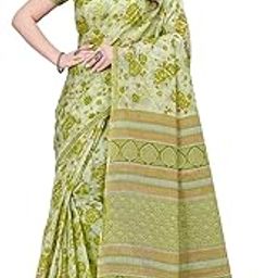 Pure Cotton Printed Mulmul Saree for Women with Blouse Piece-image-34