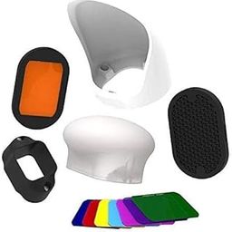 VTS Professional Flash Accessories Kit UniversallY Compatible | New Labeled Flash Diffuser | Bounce | Grid| Gel | Grip & Spher-18