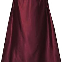 Dark Maroon Colour Satin Petticoat for Women| Cock Colour Satin Fabric Saree Shapewear or Underskirt-image-19