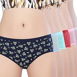 Women's Cotton Hipster Panties with Anti Bacterial Benefits Premium Edition (Colors and Prints May Vary) (Pack of 6) (4XL) Multicolour-image-13