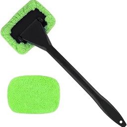 Oblivion Windshield Clean Car Glass Cleaner Wiper with 1 Extra Microfiber Cloth Long Handle Auto Window Cleaning Tool Multipurpose Streak-Free Windshield Wiper for Car Home Office (1 Pc / 38 Cm)-image-71