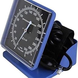 Dr Diaz Desktop Blood Pressure Monitor Upper Arm Desktop Type Manual BP Machine For Home BP Monitoring with Large Display manual Sphygmomanometer Bp monitor Bp Monitor (Blue)-24