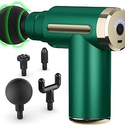 Massage Gun Deep Tissue for Pain Relief with 4 Massage Heads & 6 Speeds,Relief for back, shoulder Mini Handheld Body Massager for Any Pain Relief-image-81