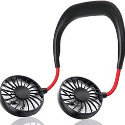 Drumstone (𝐎𝐧𝐥𝐲 𝐓𝐨𝐝𝐚𝐲 𝐃𝐞𝐚𝐥 𝐎𝐟𝐟𝐞𝐫 𝟏𝟓 𝐘𝐞𝐚𝐫𝐬 𝐖𝐚𝐫𝐫𝐚𝐧𝐭𝐲 Neck Hanging Fan Dual Cooling Mini Fan USB Rechargeable Desk Fan Wearable Neckband Fan-picture-26