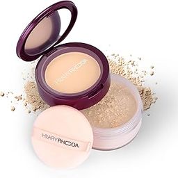 Hilary Rhoda The Setting Duo Compact & Loose Powder | 2-in-1 Compact & Loose Powder | | Matte Finish | Blends Effortlessly | Oil Control Compact | 32g (Natural | Shade 02)-picture-26