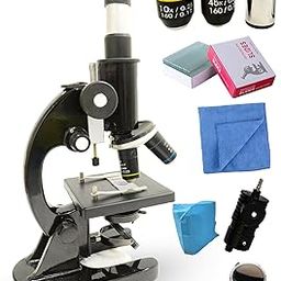 LABCARE Black Compound Student Microscope With 10X & 45X Objective and 10X & 15X EYEPIECE ISO 9001:2015 CERTIFIED,GOVT. APPROVED BRAND-12