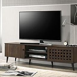 DeckUp Ceylon Engineered Wood TV Unit (Walnut, Matte Finish)-image-7