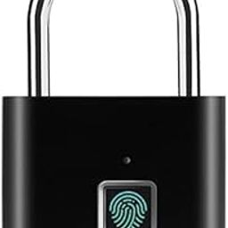 Dangfly Smart Biometric Fingerprint Padlock – Keyless Security Lock with Up to 10 Fingerprint Storage, Rechargeable Battery & LED Indicator, Durable Waterproof Metal Design for Home-44