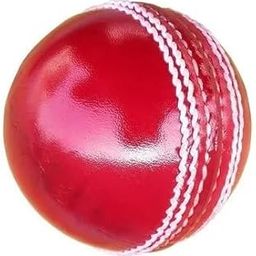 Cricket Leather Ball - Red (Pack of 1)-image-13