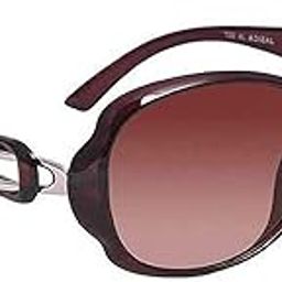 Stylish Girls Over-sized Spectacle Sunglasses | UV protection & Lightweight | Plastic Full-frame Sunglasses (Brown)-image-16