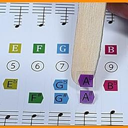 Super Premium Vibrant Colors Piano Stickers Labels for 37, 49, 54, 61, 76, 88 Keys Keyboard, Piano Removable Stickers-31