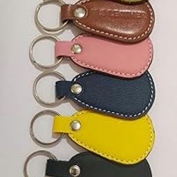 Pu Leather Keychain | Universal Fob |Key Chain For Home, Office, Car & Bike |Heavy Duty Men And Women (Set Of 6Multicolor)-50