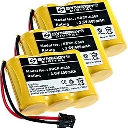 Synergy Digital Cordless Phone Battery, Compatible with Unison 7080 Cordless Phone Battery Combo-Pack Includes: 3 x SDCP-C309 Batteries-11