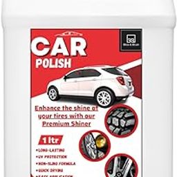 Tyre Polish 1 Liter Liquid Car Tyre Polish for Dry to Touch, Matte Finish | Tyre Polish with Zero Dust Attraction-image-99