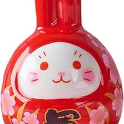VISTORA Chinese New Year Rabbit Statue Small Bunny Figurine Miniature for Desk Decor-image-54