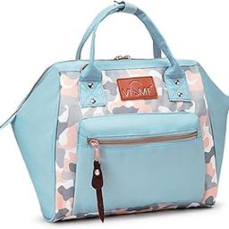 VISMIINTREND Unisex-Child Customized Mini Diaper Bag For Baby | Mothers Handbag | Nappy Tote Bag | Backpack | Stylish | Travel | Daypack | Gifts For New Moms | Maternity | Hospital (Camo Green)-picture-8