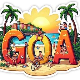 Naxon Indian State Goa Theme Souvenir Wooden Fridge Magnet for Refrigerator - Printed Fridge Magnet for Kitchen & Home Decor | Perfect Souvenir Gift | Size 3x3 in | Pack of 1-image-55