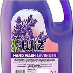 Wiz Lavender Handwash Liquid Soap Refill Can - 5L | Germ Protection | Hand Wash with Added pH-Balanced & Moisturizers for Soft & Gentle Hands | Suitable for all Skin Types-image-84