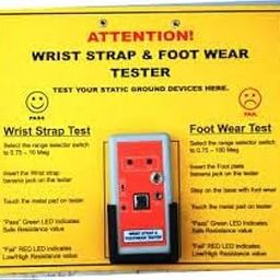 Global Static Solutions Premium Quality Original ESD Antistatic ESD Wrist strap & Footwear Tester with Footplate & wall station-picture-26