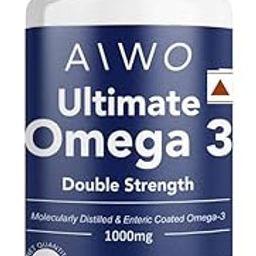 Aiwo Ultimate Omega 3 for Men and Women - Double Strength | 360mg EPA & 240mg DHA, Omega 3 Fatty Acid Capsules | Omega 3 Fish Oil Capsules | 1000mg (30)-image-69
