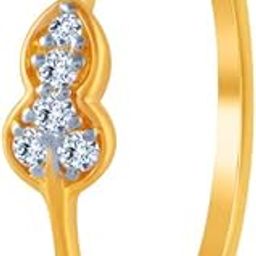 p.c. chandra jewellers 14k (585) Yellow Gold and Diamond Ring for Women-picture-46
