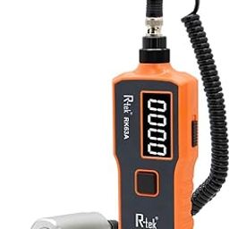 R-TEK Digital Vibration Meter, High Precision Split Type Digital Vibration Meter Tester Vibration Analyzer Vibrometer Acceleration Sensor Gauge (ORANGE)-16
