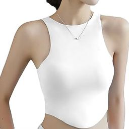 High-End Camisole for Women and Girls Stretch Seamless Tang Top Built in Bra Free Size Fits S-L-picture-33
