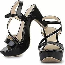 Women's and Girls Wedge Slippers Open Toe Pump Summer High Heel Sandals-image-1