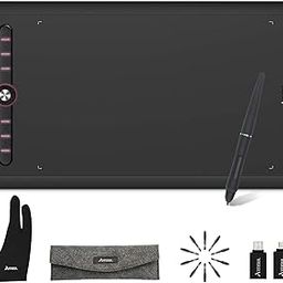 Artisul M0610Pro 10X6Inch Graphics Drawing Tablet With 8192 Levels Battery-Free Stylus,8 Express Keys, Colorful Breathing Light, Compatible With Windows Macos Android Black-12
