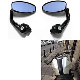 Vagary Aluminium Motorcycle Handlebar Mirrors for RE Bullet Classic 350, Hunter 350, Meteor 350, Reborn, GT 650, Duke 200 390, Pulsar 150 220-2