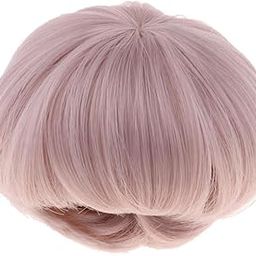 LOOM TREE 1/3 BJD Fashion Doll Wigs DIY Short Hair Hairpiece for Uncle Doll Gray Pink-image-92
