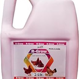 REFIT ANIMAL CARE Liquid Calcium for Poultry, Chicken, Chicks, Hens, Broilers, Layers, Birds Growers, 2 LTR, R Grow-image-52