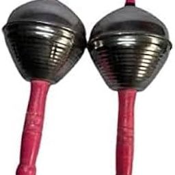 Swastik Super Band Steel Maracas | Hand Percussion Instrument for Kids, Adults & Babies | Mini Jhunjhuna Steel Shaker | Handmade Kirtan Jhunjhune | Musical Toy (Set of 1 Pair)-image-64