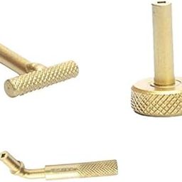 Gadget Deals 3 Pieces Multi-Vehicle Tappet Setting Key Square Hole Key Tools for Motorbikes Sliding, L.Type, Steel Knurling Knob Models-image-65
