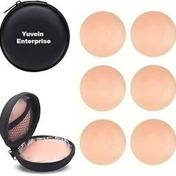 3Pair Nipple Covers Reusable Comfortable Invisible Adhesive Silicone Pasties for Women-picture-14