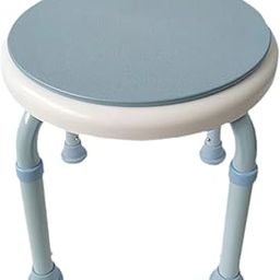 bnf® Rotating Shower Chair Alloy Frame Shower Stool for Living Room Hotel Bedside Blue Health & Beauty | Medical, Mobility & Disability | Mobility Furniture & Fixtures | Shower & Bath Seats-image-87